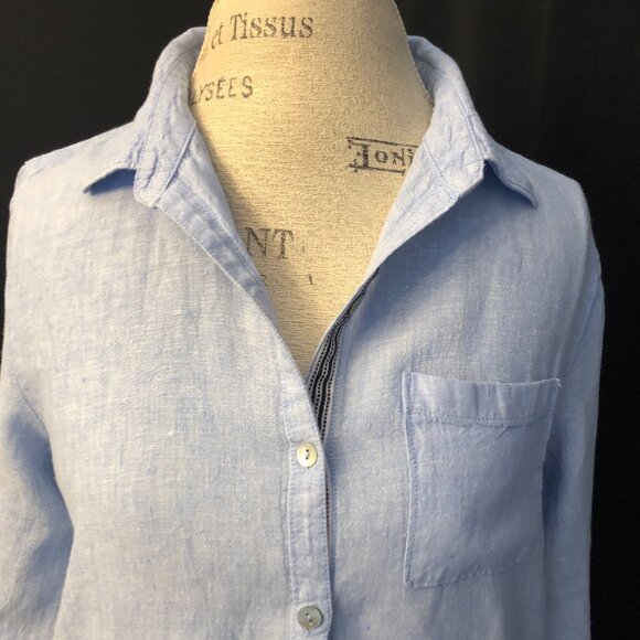 Beautiful C&C California Linen Long Shirt: Size M - Picture 4 of 15